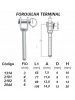 Forquilha terminal 4mm