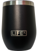 Copo LIFEK térmico EM AÇO INOX, na cor PRETO, 354ML, com tampa