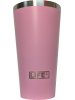 Copo LIFEK térmico EM AÇO INOX, na cor Rosa, 473ML, sem tampa